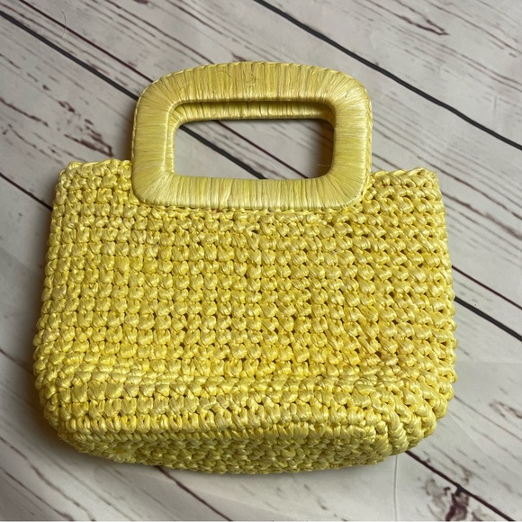 Vintage Shaggee Hollywood of California Straw Handbag - Picture 2 of 7